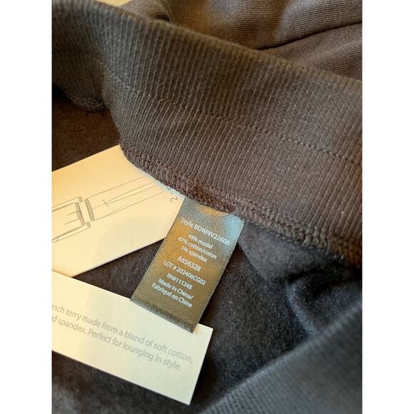 Barefoot Dreams Women's CozyChic Lite Pullover w/ Straight Leg Pant Set, Blk, XS - Picture 14 of 14